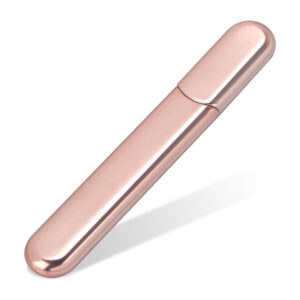 Premium Glass Nail File with Case, Crystal Diamond Salon Best Beauty